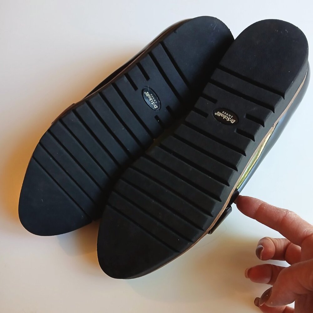 GUC Dr Scholl's Women's Black Wedge Loafer Size 8.5 - Picture 5 of 7